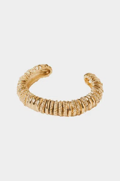 Paola Sighinolfi Capital Cuff Bracelet In Gold