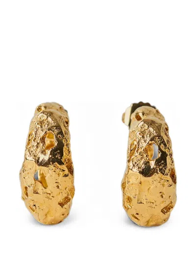 Paola Sighinolfi Galia Hoop Earrings In Gold