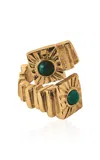 Paola Sighinolfi Kabala 18k Gold-plated Ring
