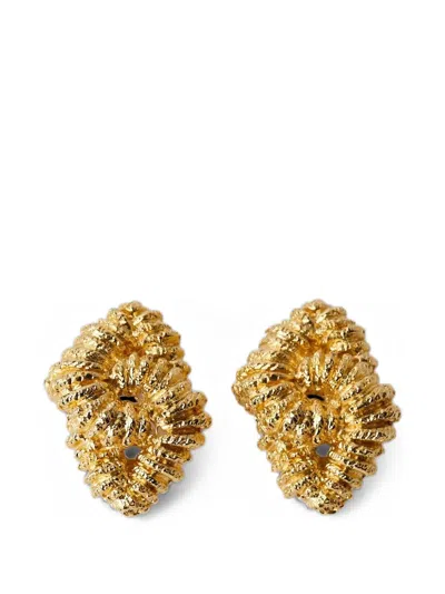 Paola Sighinolfi Loto Earrings In Gold