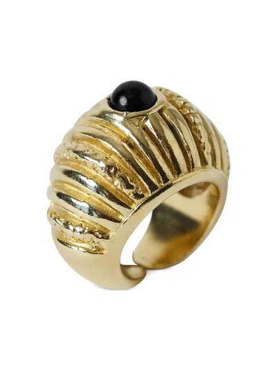 Paola Sighinolfi Reef Onyx Ring In Gold