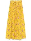 Paola Zuin Calipso Maxi Skirt In Yellow