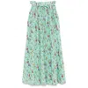 Paola Zuin Calipso Maxi Skirt In Green
