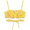 Paola Zuin Bralette Top In Yellow