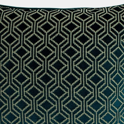 Paoletti Avenue Cushion Cover (teal) (one Size) In Green