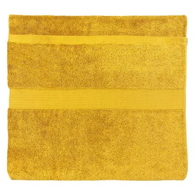 Paoletti Cleopatra Egyptian Cotton Bath Towel In Yellow