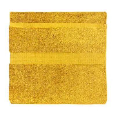 Paoletti Cleopatra Egyptian Cotton Bath Towel In Yellow