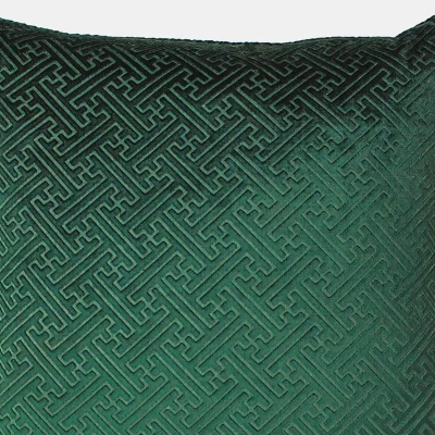 Paoletti Florence Cushion Cover (emerald Green) (one Size)