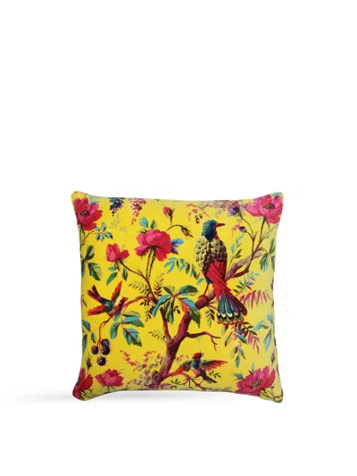 Paoletti Paradise 50x50 Cushion In Yellow