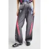 Paolina Russo Baggy Wide Leg Jeans In Black