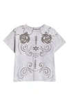 PAOLINA RUSSO RELIC PRINT COTTON BABY TEE