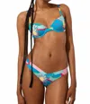 Paolita Astroelevator Orion Bikini Top In Blue Multi In Multi