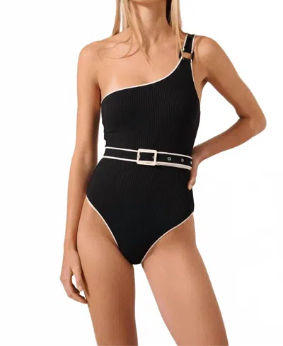 Paolita Black Electra One Piece Swimswuit