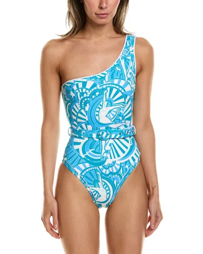 Paolita Cosmic Dancer Tulip One-piece In Blue