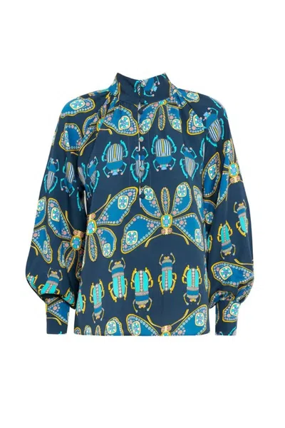 Paolita Dresden Piaff Top In Dresden Print In Multi