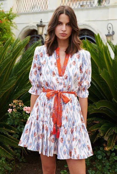 Paolita Efterpe Long Sleeve Ruffle Dress - Atterley