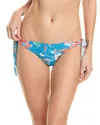 Paolita Isla Bonita Reversible Semira Bikini Bottom In Silver