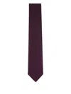 Paolo Albizzati Wool Tie In Purple