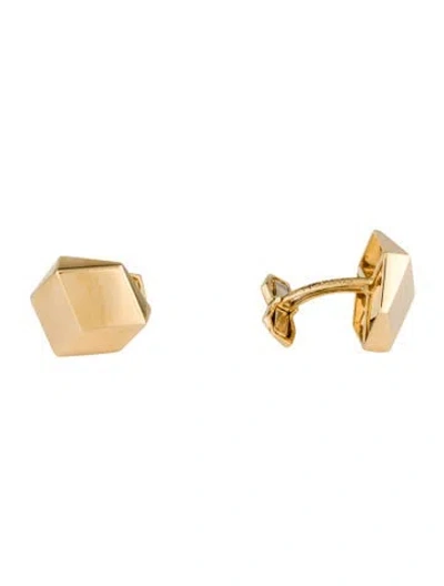 Pre-owned Paolo Costagli 18k Cufflinks In Multi