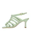 Paolo Mattei Sandals In Verde Blu E Verdi