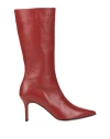 Paolo Mattei Woman Boot Brick Size 8 Soft Leather