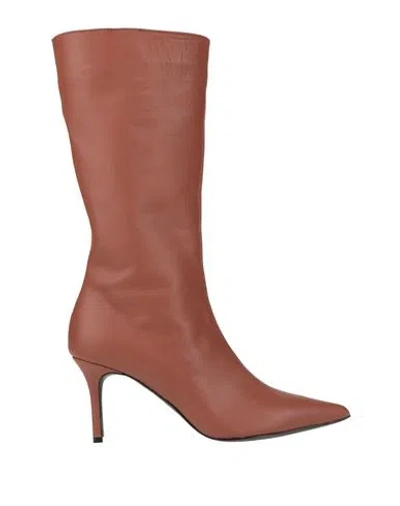 Paolo Mattei Woman Boot Brown Size 8 Soft Leather