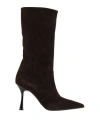 Paolo Mattei Woman Boot Dark Brown Size 8 Leather