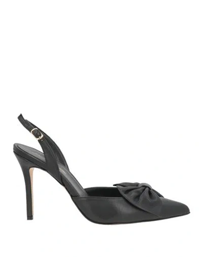 Paolo Mattei Woman Pumps Black Size 6 Leather