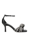 Paolo Mattei Woman Sandals Black Size 8 Leather In Black