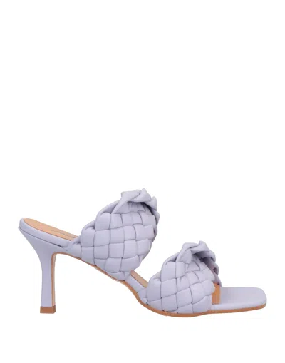 Paolo Mattei Sandals In Purple