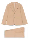 Paolo Pecora American-vent Suit In Brown