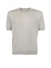 Paolo Pecora Beige Cotton And Silk T-shirt