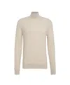 Paolo Pecora Beige Knit Sweater With Textured Knit In Neutral