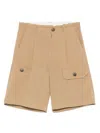 Paolo Pecora Bermuda Shorts In Beige