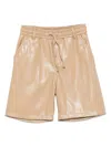 Paolo Pecora Drawstring-waist Shorts In Brown