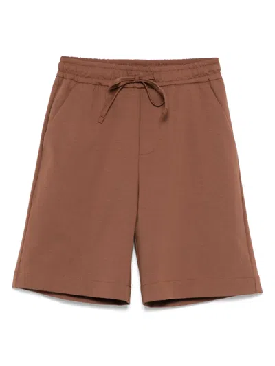Paolo Pecora Kids' Bermuda Shorts In Brown