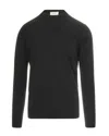 Paolo Pecora Black Wool Sweater In Black