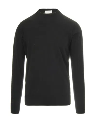 Paolo Pecora Black Wool Sweater