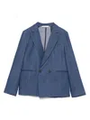 Paolo Pecora Double-breasted Blazer In Blue