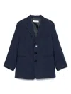 Paolo Pecora Single-breasted Blazer In Blue