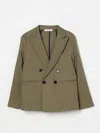 Paolo Pecora Twill Blazer In Green