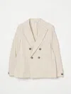 Paolo Pecora Blazer  Kids Color Yellow Cream In Yellow Cream