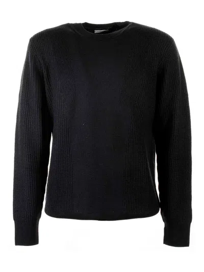 Paolo Pecora Blue Crew Neck Sweater
