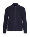 Paolo Pecora Full-zip Ribbed Knit Cardigan In Black