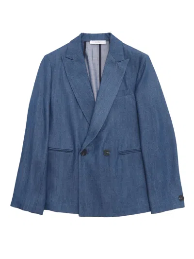 PAOLO PECORA BOY DOUBLE BREASTED JACKET