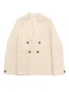 Paolo Pecora Blazer  Kids Color Yellow Cream In Neutral