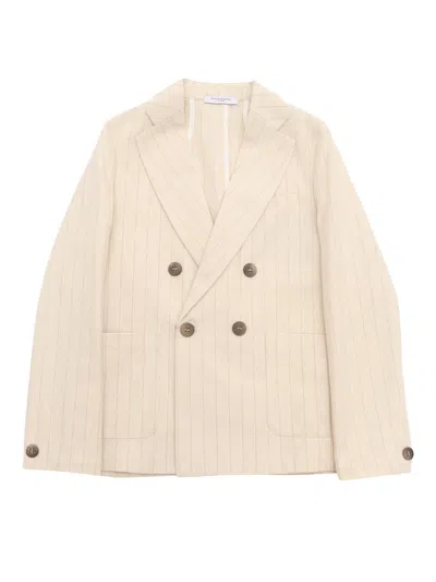 PAOLO PECORA BOY DOUBLE BREASTED JACKET