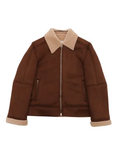 PAOLO PECORA BOY ECO SHEARLING COAT