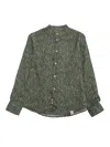 Paolo Pecora Boy Guru Shirt In Green