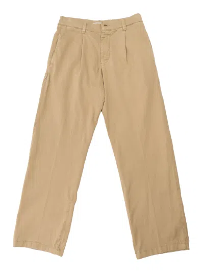 Paolo Pecora Kids' Boy Over Chino Pants In Brown